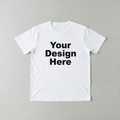 Gildan White Shirt with Your Design Here